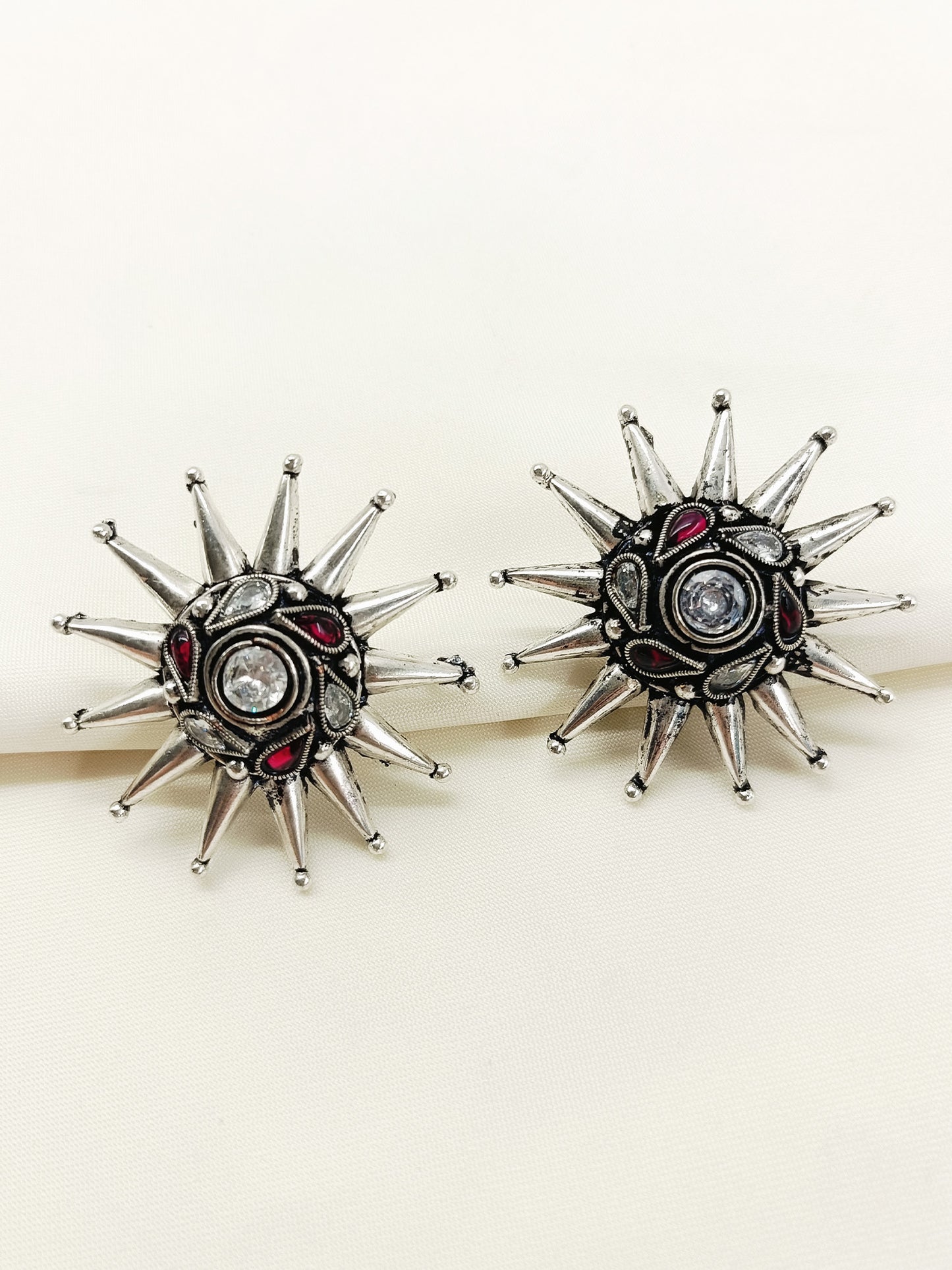 Ujjvala Ruby Oxidized Tops