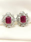 Nayra Ruby 92.5 Silver American Diamond Tops
