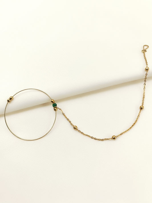 Priyanshi Green Antique Nath