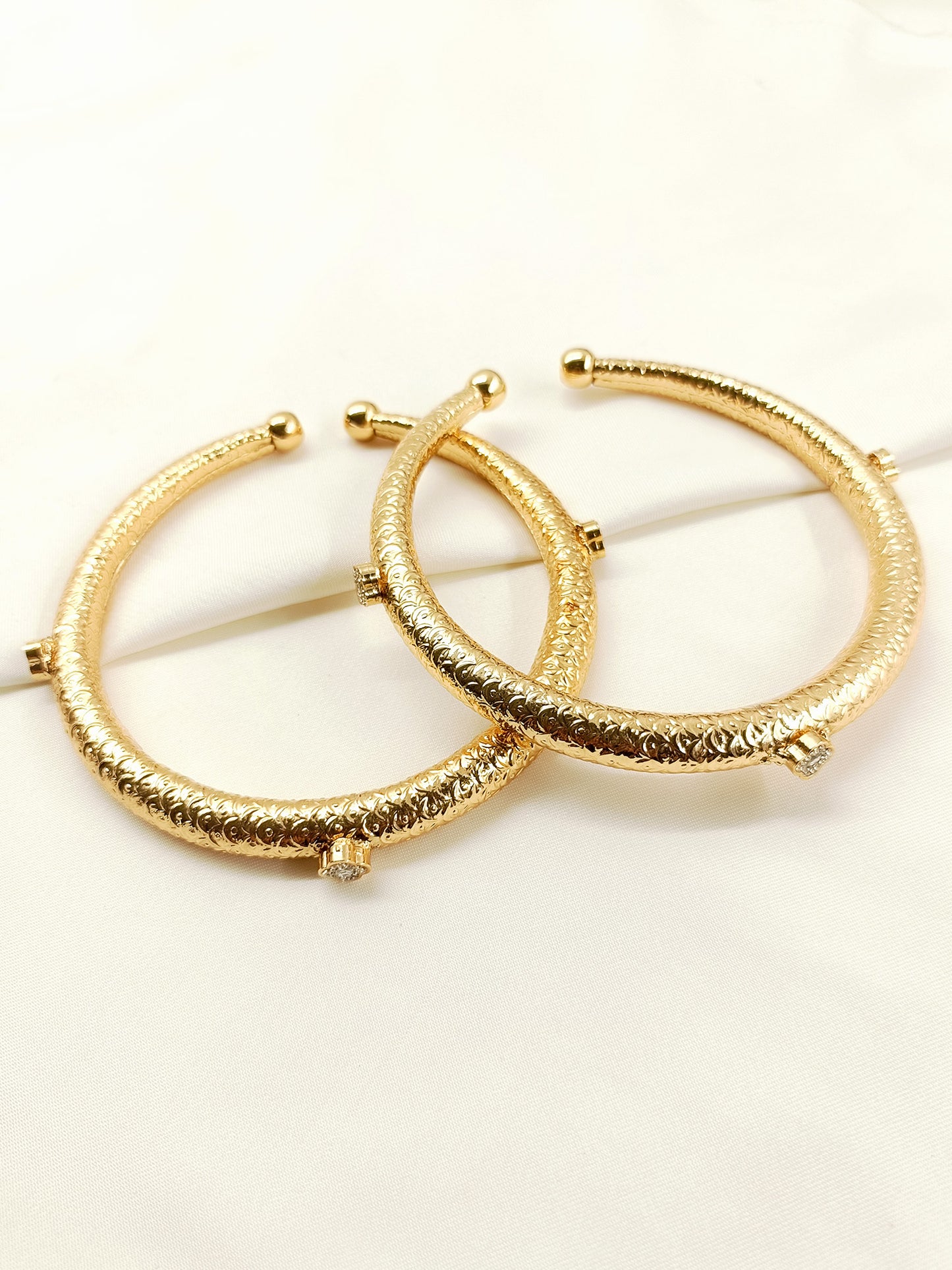 Raha Golden Hasli Styled Oxidized Anklet