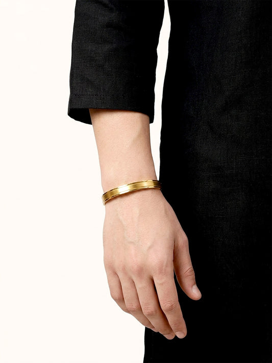 Arnavraj Golden Men's Bracelet