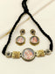 Parul Rani Miniature Art Oxidized Choker Set