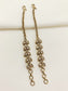 Daivy Copper Polki Traditional Ear Chain