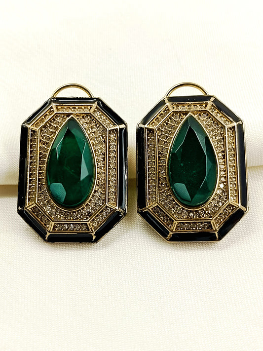 Paridhi Green Victorian Tops