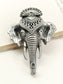 Devish Grey Elephant Men's Brooch