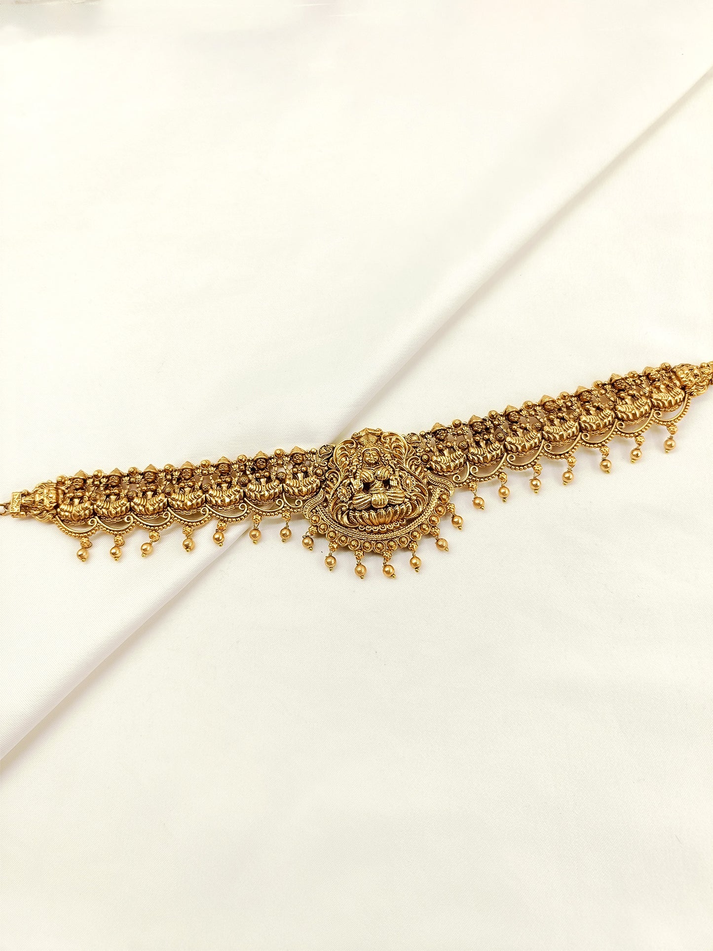 Vaidehi Plain Antique Waist Belt/kamar Bandh
