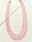 Tejas Baby Pink Groom Beads Neckpiece