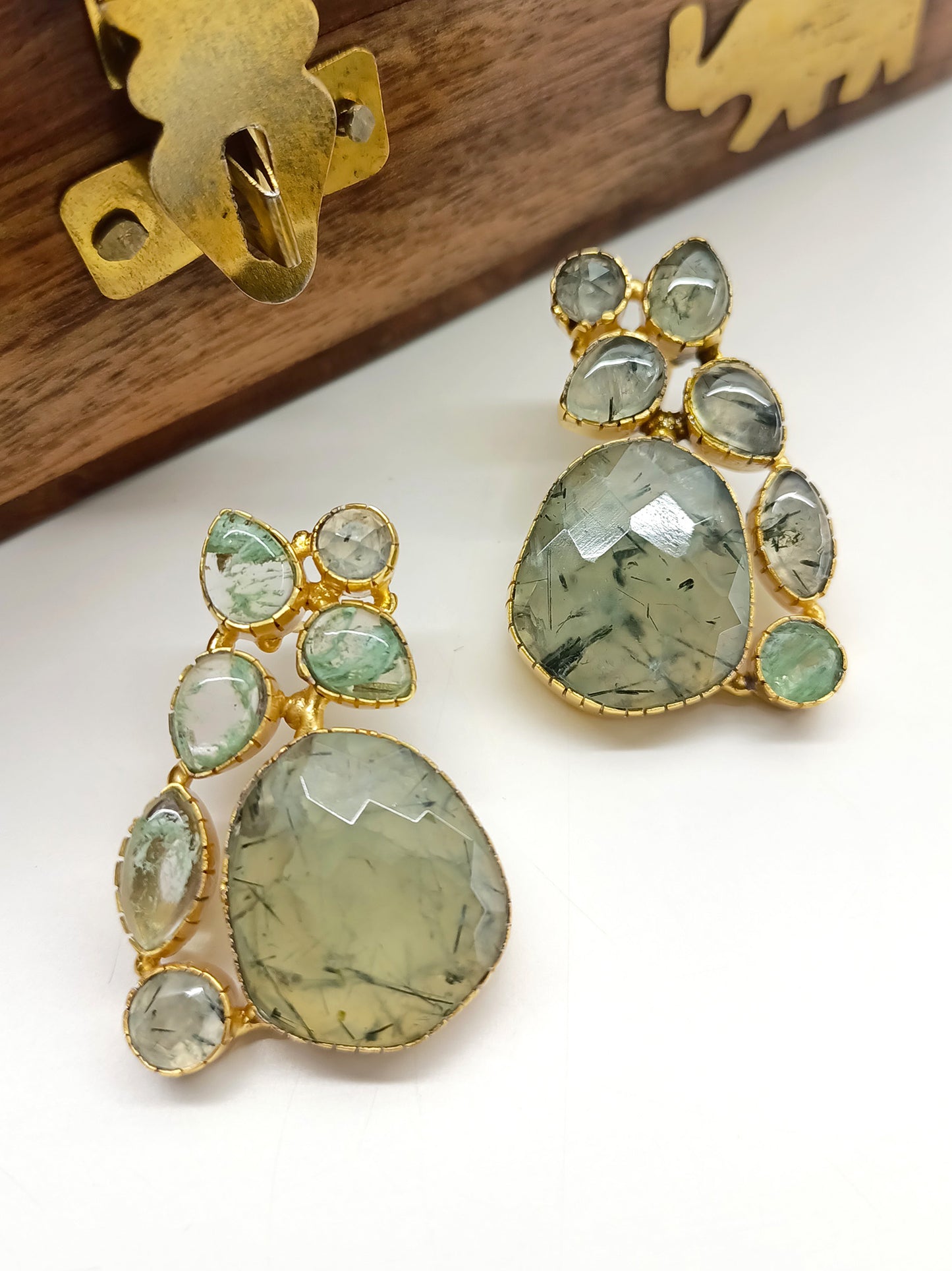 Mauli Mint Green Boutique Earrings