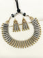 Perkha Two Tone Oxidized Necklace Set