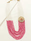 Shanj Pink Groom Beads Neckpiece