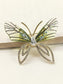 Gamini Green Butterfly Brooch
