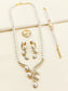 Rashmi White Pearl American Diamond Combo Set