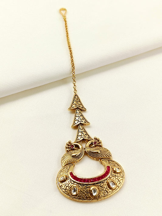 Sai Ruby Kundan Teeka