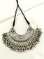 Rajkumari Plain Oxidized Neckpiece