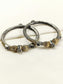 Mena Dual Tone Oxidized Bangles
