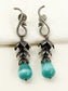 Andrea Mint Green Oxidized Jhumki