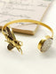 Sourya Apis Baroque Pearl Bee Men's Bracelet