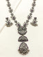 Grisha Ruby Oxidized Necklace Set