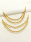 Shuchi Golden Traditional Ear Chain