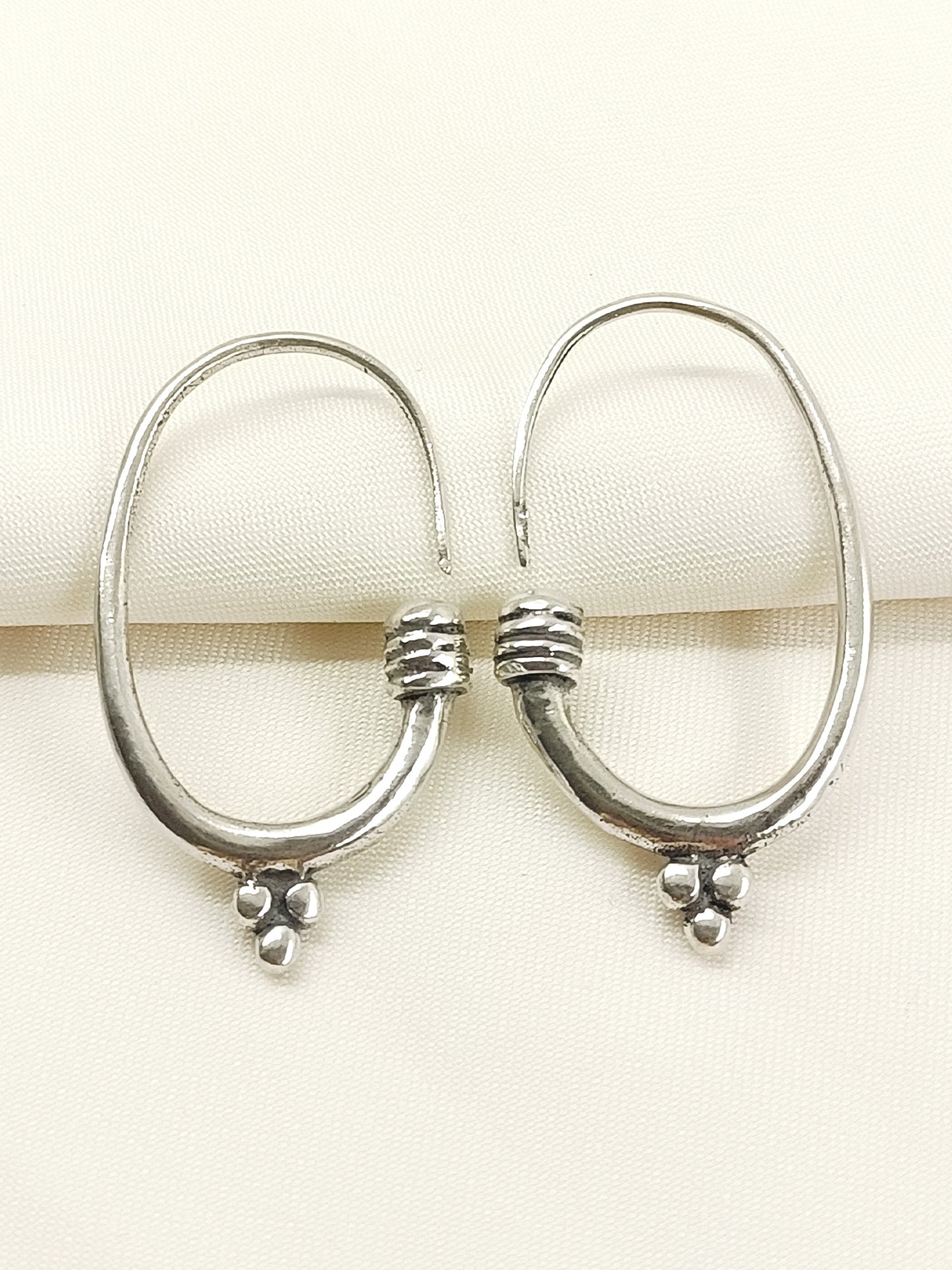 Juni Silver Men's Earrings