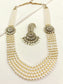 Shannon Groom Mala And Kalgi In White