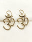 Nishik Golden Men's Earrings