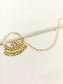 Tamara Lotus Kundan Nath with Pearl Chain