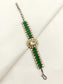 Tanishka Green Kundan Bracelet