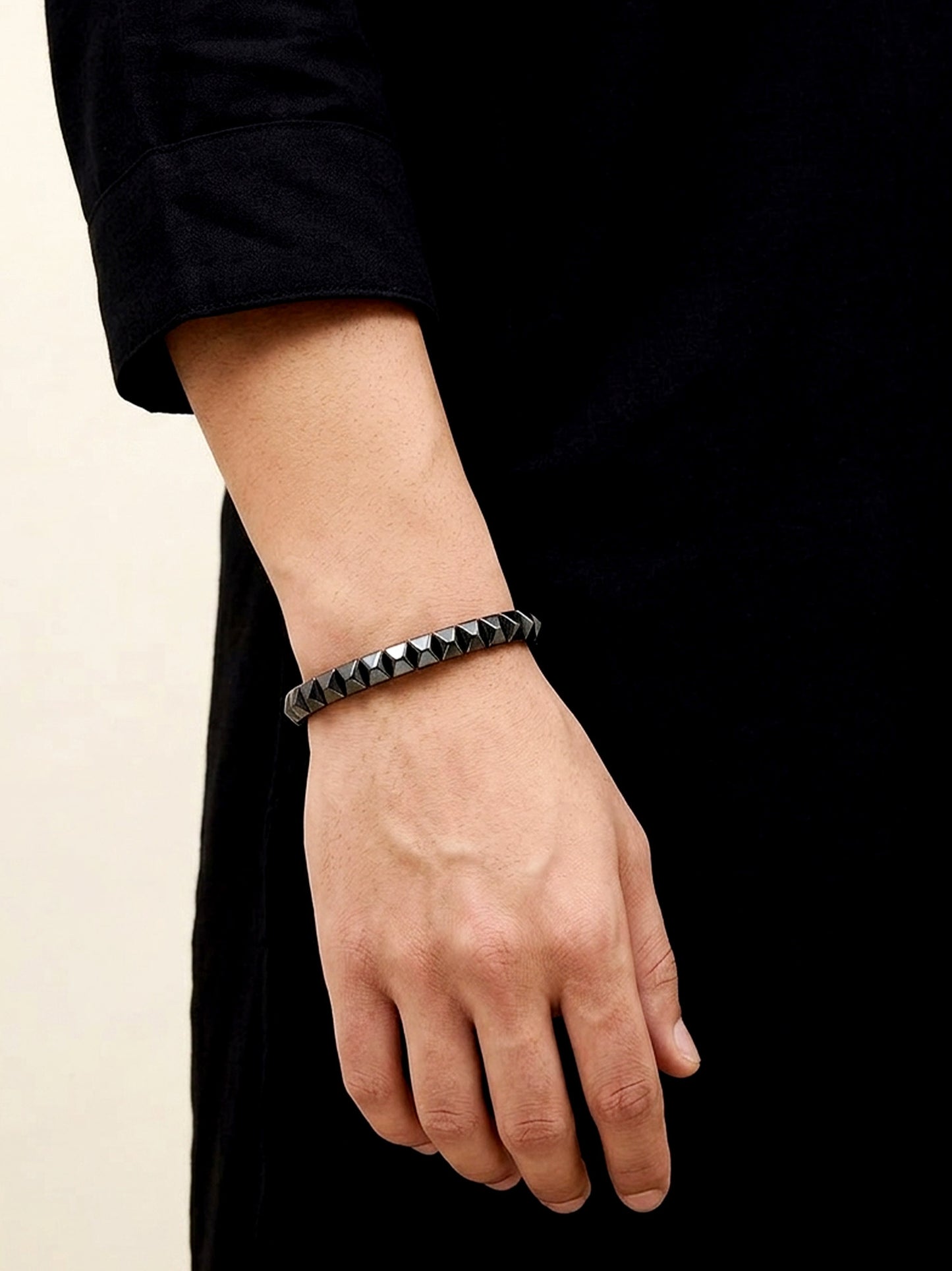 Devyan Black Men's Bracelet