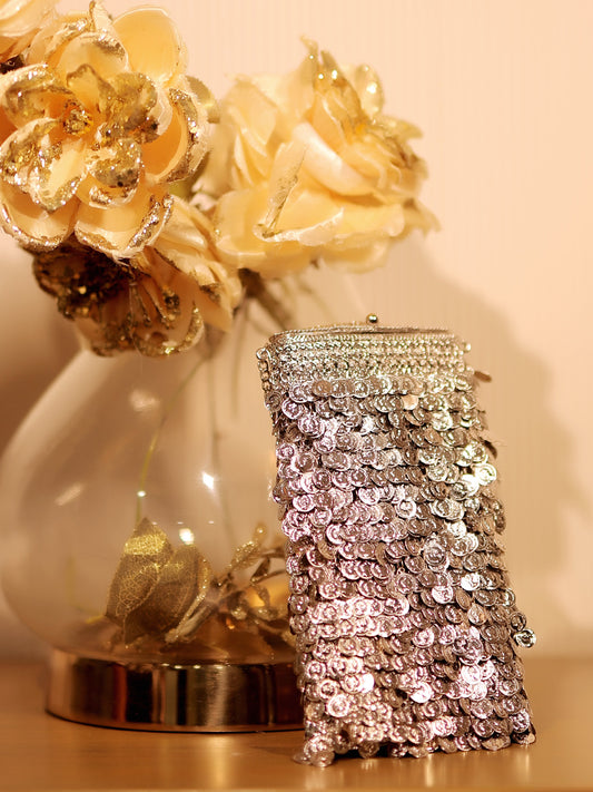 Mihika Silver Mobile Pouch