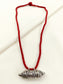 Runal Maroon Oxidized Tabiz Men's Neckpiece