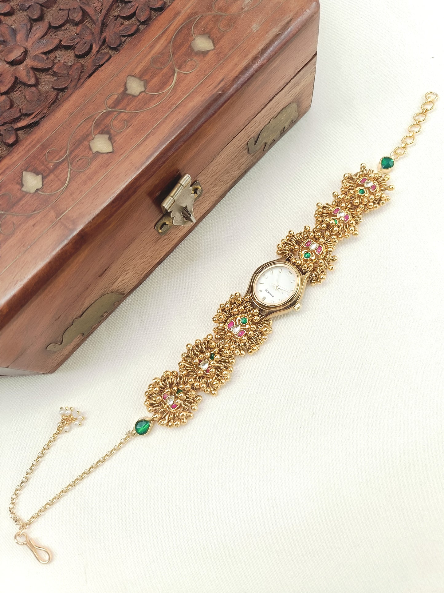 Harita's Paachi Kundan Watch