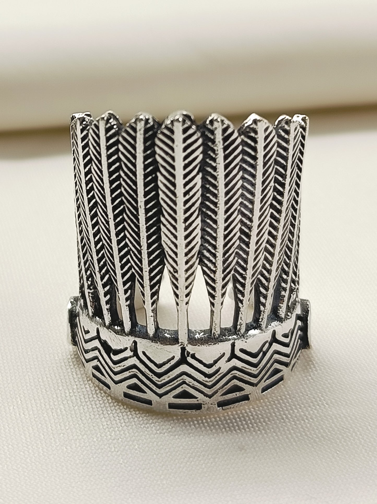 Raaidh Silver Men's Finger Ring