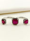 Gabriella Ruby American Diamond Finger Ring