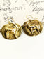 Prajay Golden Deer Tribal Men's Earring