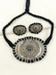 Rita Black Oxidized Choker Set