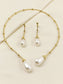 Pankriti White Pearl Western Necklace Set