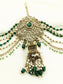 Chanchal Green Hair Brooch