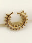 Pranavi Golden American Diamond Nath