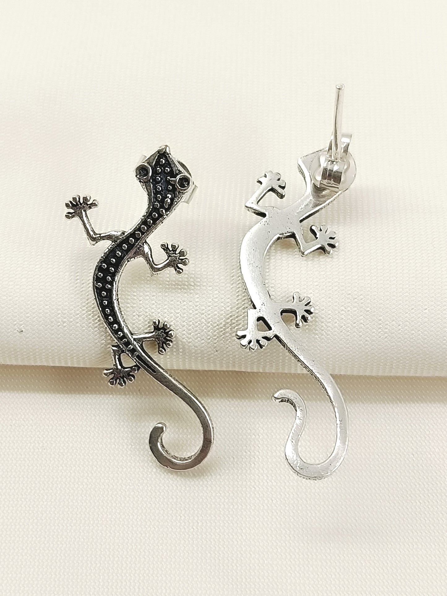 Navkansh Silver Men's Earrings