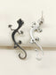 Navkansh Silver Men's Earrings