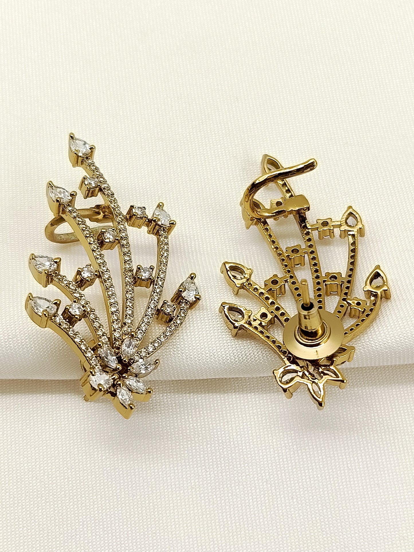 Evelyn White American Diamond Earring