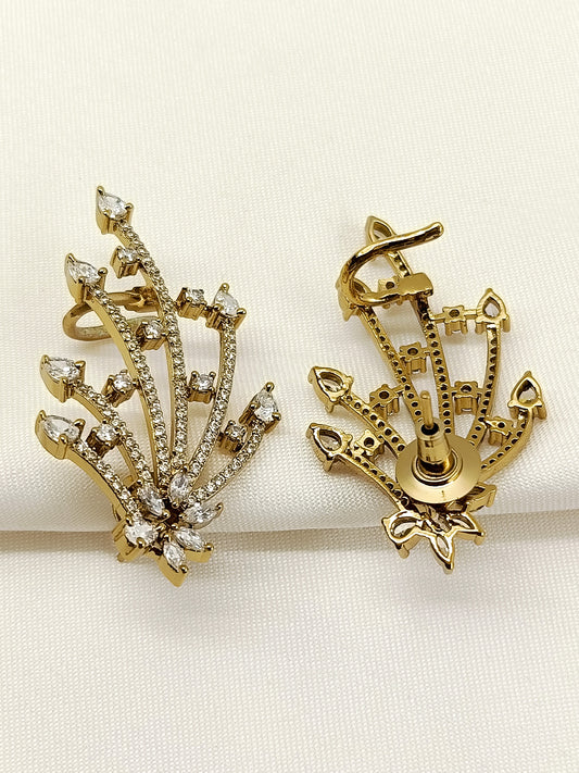 Evelyn White American Diamond Earring