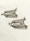 Hafiza White Pearl Oxidized Earring