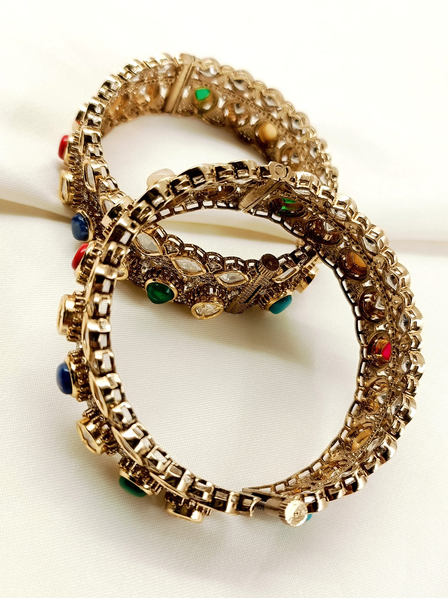 Manvita Multi Colour Victorian Bangles