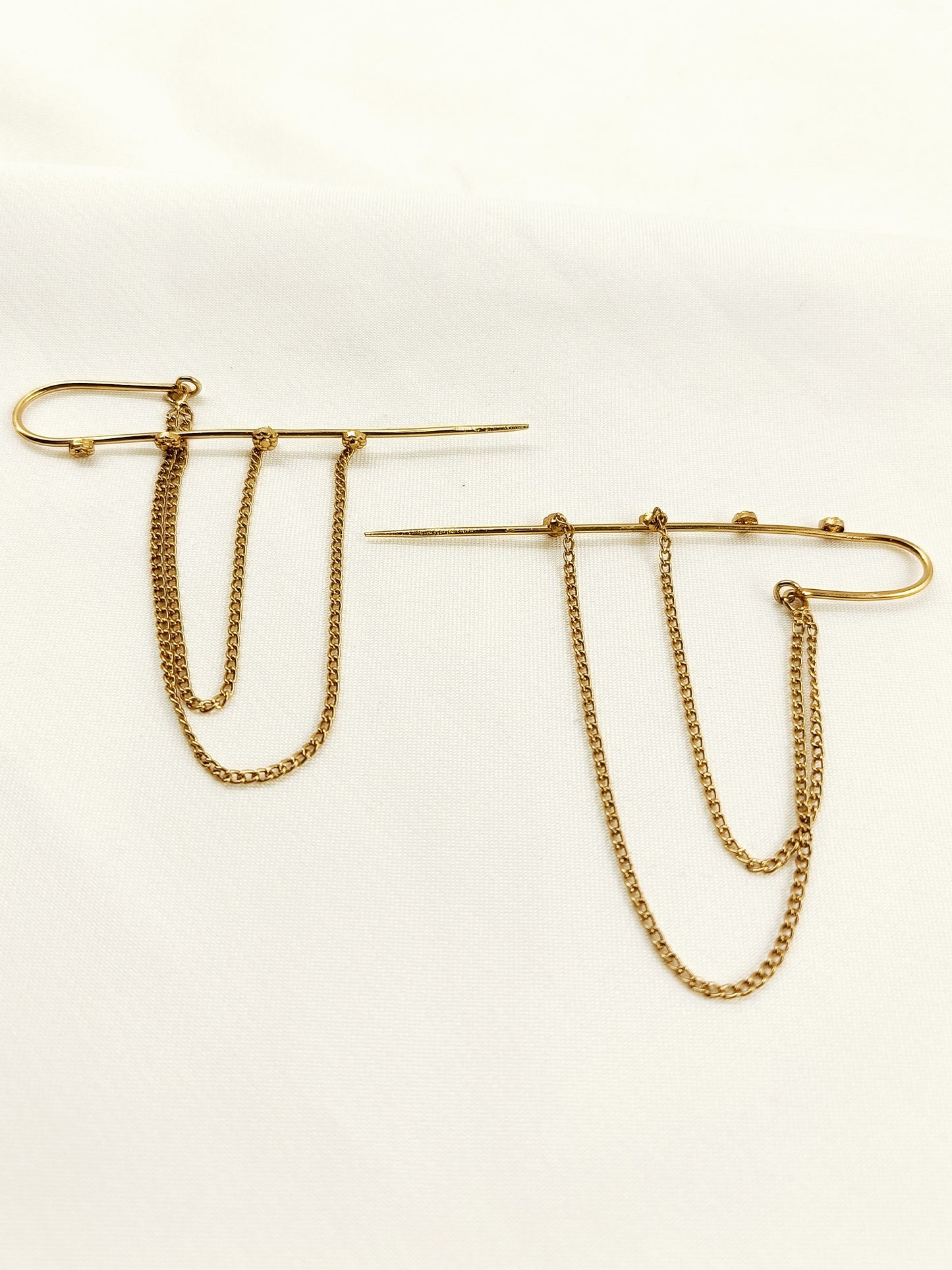 Duij Golden Oxidized Earring