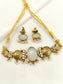 Pratha White Oxidized Choker Set