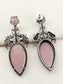 Warda Baby Pink Oxidized Earring
