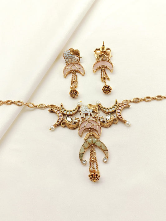Sinduri Multi Colour Boutique Necklace Set