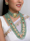Sariah Mint Green Kundan Set